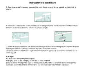 Tarc copii pliabil din lemn - Mesterel [8]