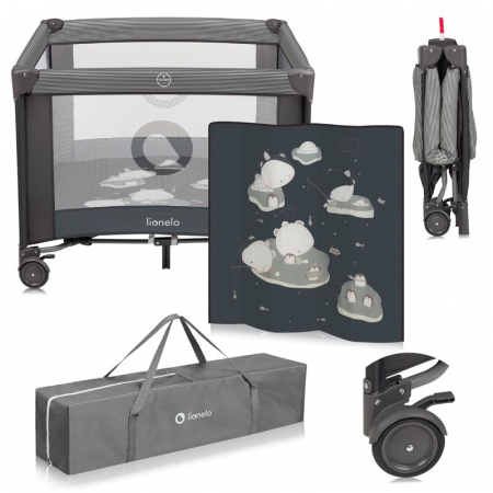 Tarc de joaca copii Lionelo Bonnie pana la 15 kg 100 x 100 cm [13]