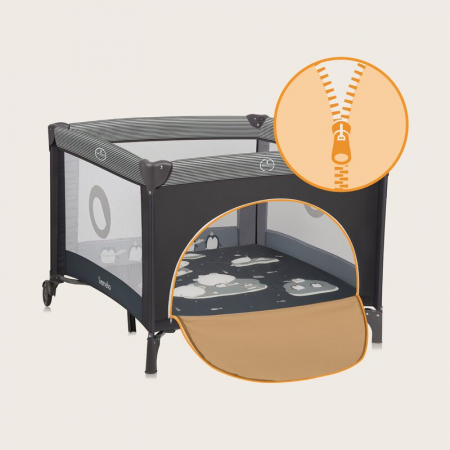 Tarc de joaca copii Lionelo Bonnie pana la 15 kg 100 x 100 cm [18]