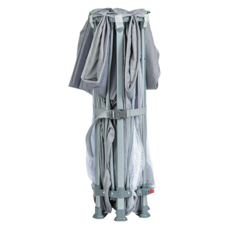 Tarc de joaca, FreeON, Hexagon, Pliabil, Intrare cu fermoar, Cu geanta de transport, 117 x 74 cm, Grey [4]