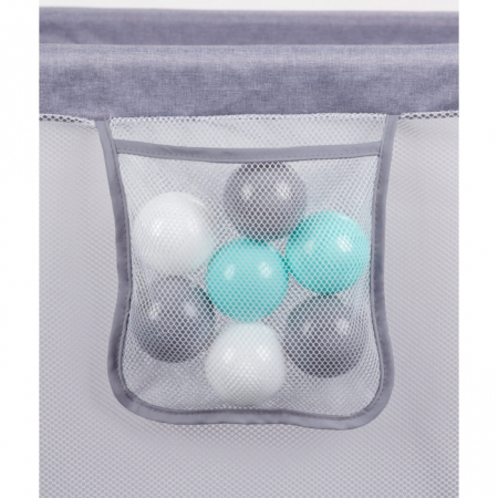 Tarc de joaca hexagonal pentru copii 122 x 106 cm Kidwell FANKO - Gray [2]