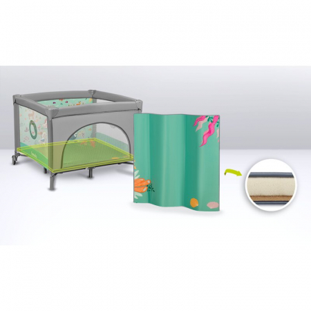 Tarc de joaca Lionelo Mille 100x100 cm Verde [31]