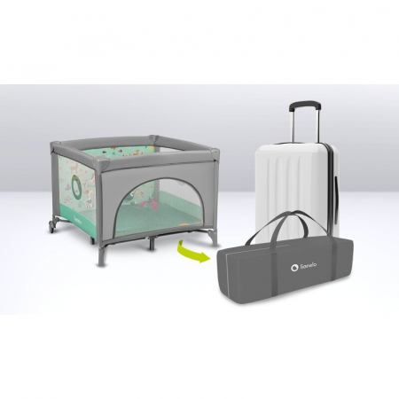 Tarc de joaca Lionelo Mille 100x100 cm Verde [32]