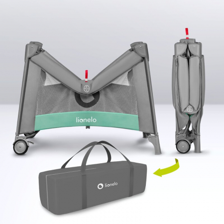 Tarc de joaca Lionelo Mille 100x100 cm Verde [30]