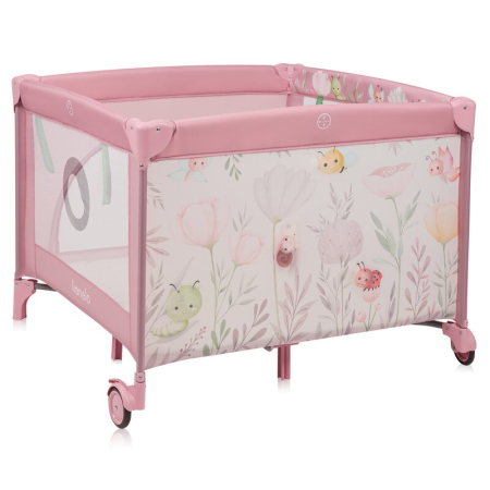 Patuturi pliabile si tarcuri de joaca - Tarc de joaca, Lionelo, Mille Plus, Pliabil, Include saltea cu densitate T25, 4 jucarii cu velcro, Manere textile, Geanta de transport, Cu roti si inchidere laterala, Pereti din plasa pentru vizibilit
