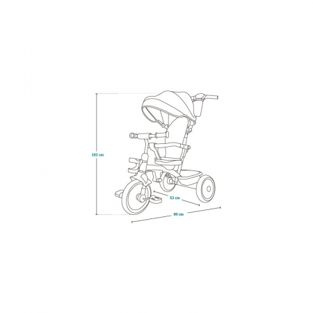 Tricicleta copii Lionelo Berry 2 in 1 360 grade [36]