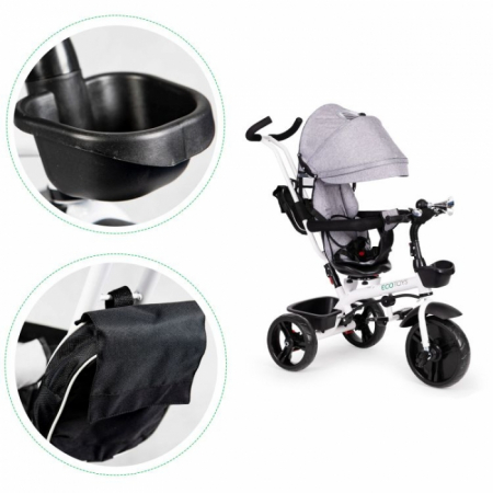 Tricicleta cu sezut reversibil Ecotoys JM-322 [5]