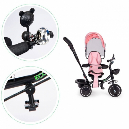 Tricicleta cu sezut rotativ Ecotoys JM-066-9 [2]