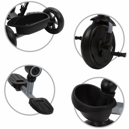 Tricicleta cu sezut rotativ si roti cu spuma EVA Kidwell Axel [8]