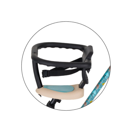 Tricicleta, Petite&Mars, Turbo, Editie limitata, 5 in 1, Multifunctionala, Vehicul de impins, Bicicleta cu/fara pedale, Cu maner de ghidaj, Detasabil, Roti din cauciuc, Pana la 25 kg, 1.5-5 ani, Dino [16]