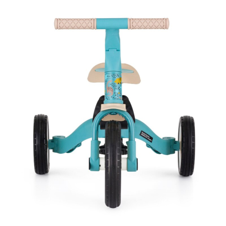 Tricicleta, Petite&Mars, Turbo, Editie limitata, 5 in 1, Multifunctionala, Vehicul de impins, Bicicleta cu/fara pedale, Cu maner de ghidaj, Detasabil, Roti din cauciuc, Pana la 25 kg, 1.5-5 ani, Dino [11]