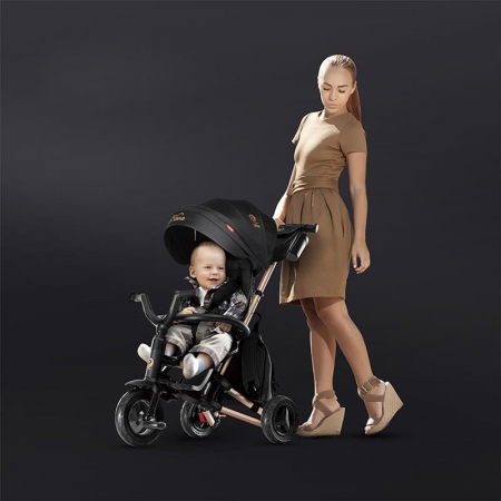 Tricicleta ultrapliabila Qplay Nova Gold Air LE [7]