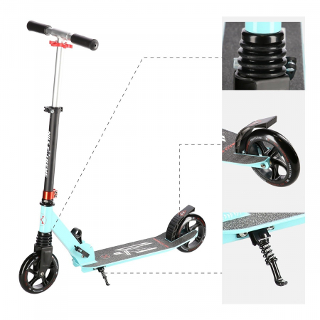 Trotineta Nils Extreme HM2160, 145 mm, Albastru/Negru [11]