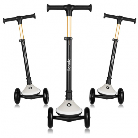 Trotineta pentru copii Lionelo Mey ultrapliabila cu lumini si cosulet pana la 50 Kg [13]