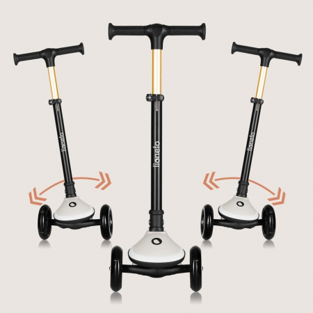 Trotineta pentru copii Lionelo Mey ultrapliabila cu lumini si cosulet pana la 50 Kg [28]