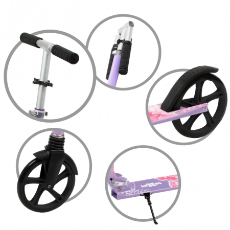 Trotineta pliabila de oras 200 mm DRIFF - Hibiscus [5]