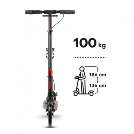 Trotineta pliabila de oras cu frana pe maner WXM RST-A02 - Red [4]