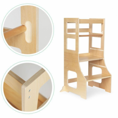 Turn de invatare ajustabil din lemn Ecotoys ESC-W-070A [5]