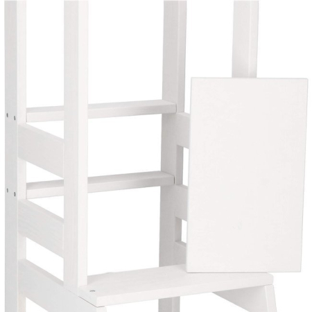 Turn de invatare ajustabil Learning Tower, tip Montessori, alb [5]