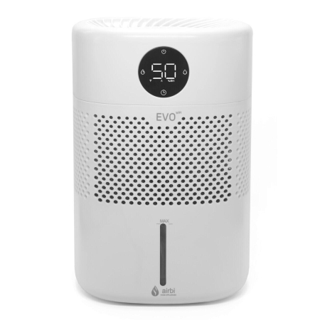 Umidificator cu evaporare la rece Airbi EVO WiFi, automatizare, control prin Wi-Fi din aplicatie mobila, afisaj umiditate, temporizator, alb, BI1530 [1]