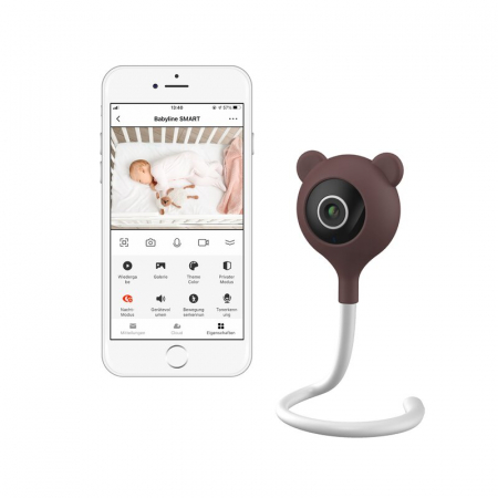 Interfoane bebelusi - Video monitor Babyline Smart Conexiune Wifi,  Senzor de temperatura - Lionelo