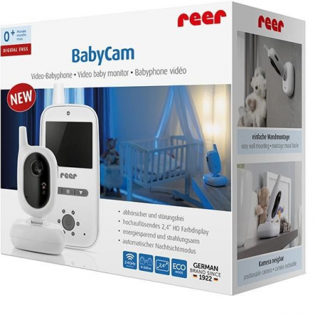 Interfoane bebelusi - Video monitor digital pentru bebelusi Reer BabyCam 80420