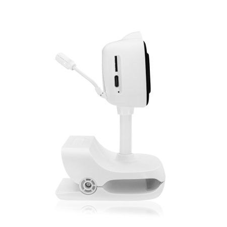 Video monitor, Lionelo, Babyline Go, Cu aplicatia dedicata Lionelo Smart, Mod de noapte 8m, Cu functie de iluminare, Pana la 5h functionare wireless, Comunicare bidirectionala, Rotatie 180 grade, Alb [5]