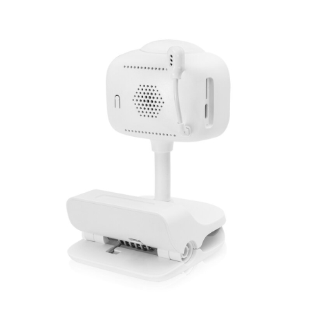 Video monitor, Lionelo, Babyline Go, Cu aplicatia dedicata Lionelo Smart, Mod de noapte 8m, Cu functie de iluminare, Pana la 5h functionare wireless, Comunicare bidirectionala, Rotatie 180 grade, Alb [6]
