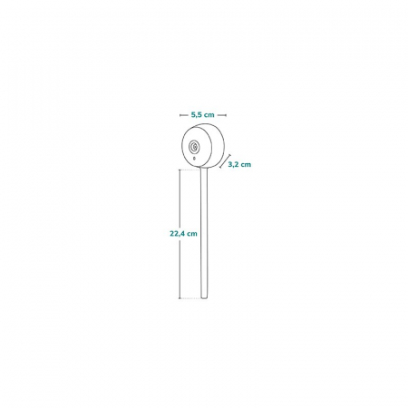 Video monitor Lionelo Babyline Smart cu aplicatie Smart Life cablu USB conexiune Wifi comunicare bidirectionala Senzor de temperatura Negru [30]