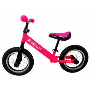 Bicicleta fara pedale cu roti gonflabile R2 R-Sport Roz