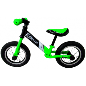 Bicicleta fara pedale cu roti gonflabile R8 R-Sport Verde
