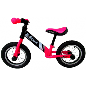 Bicicleta fara pedale cu roti gonflabile R8 R-Sport Roz