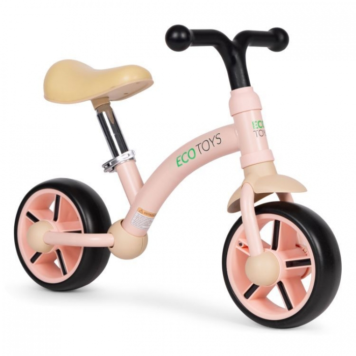 Bicicleta fara pedale pentru copii Ecotoys LC-V1252 Roz