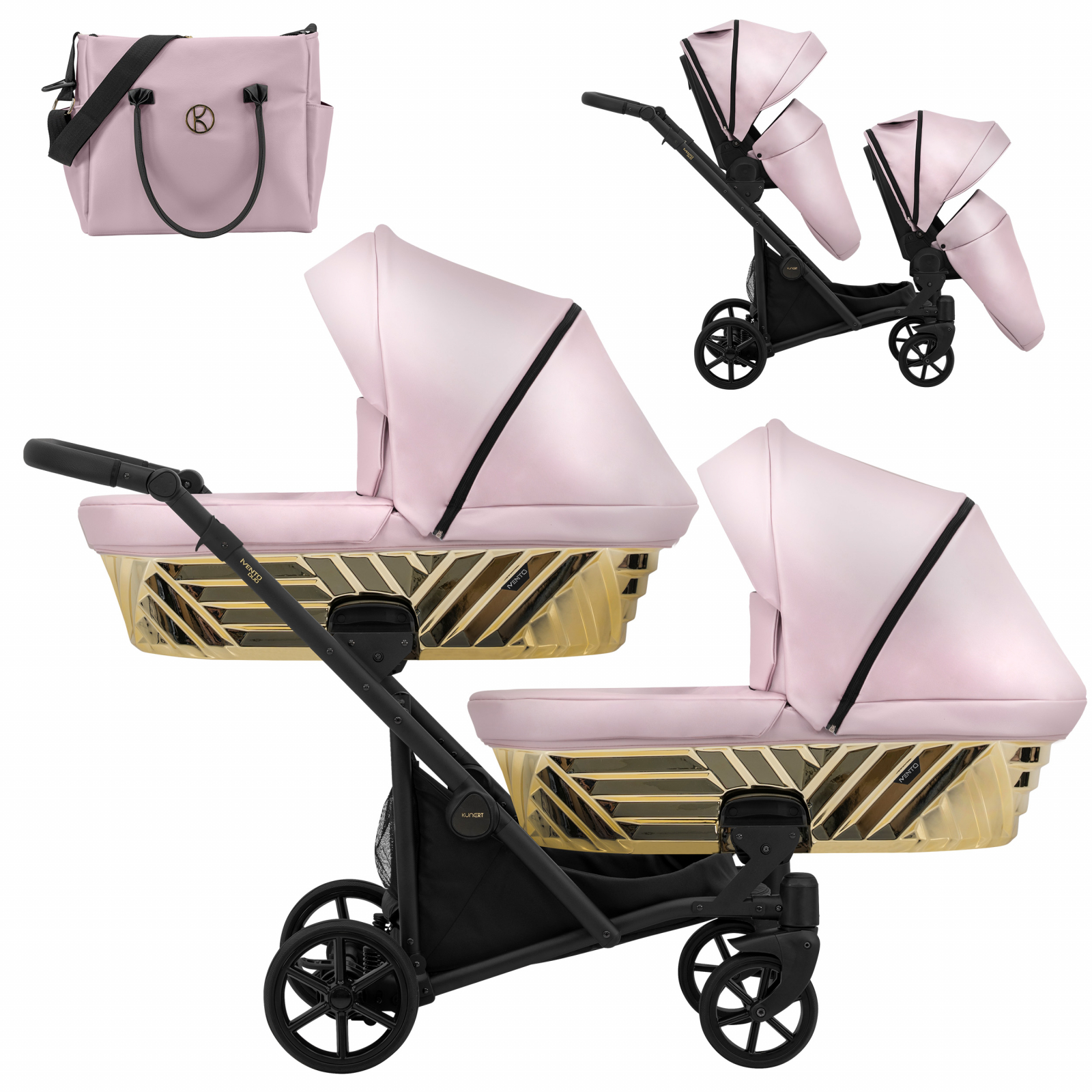Carucior 2in1 gemeni Ivento Duo Glam - Kunert 20