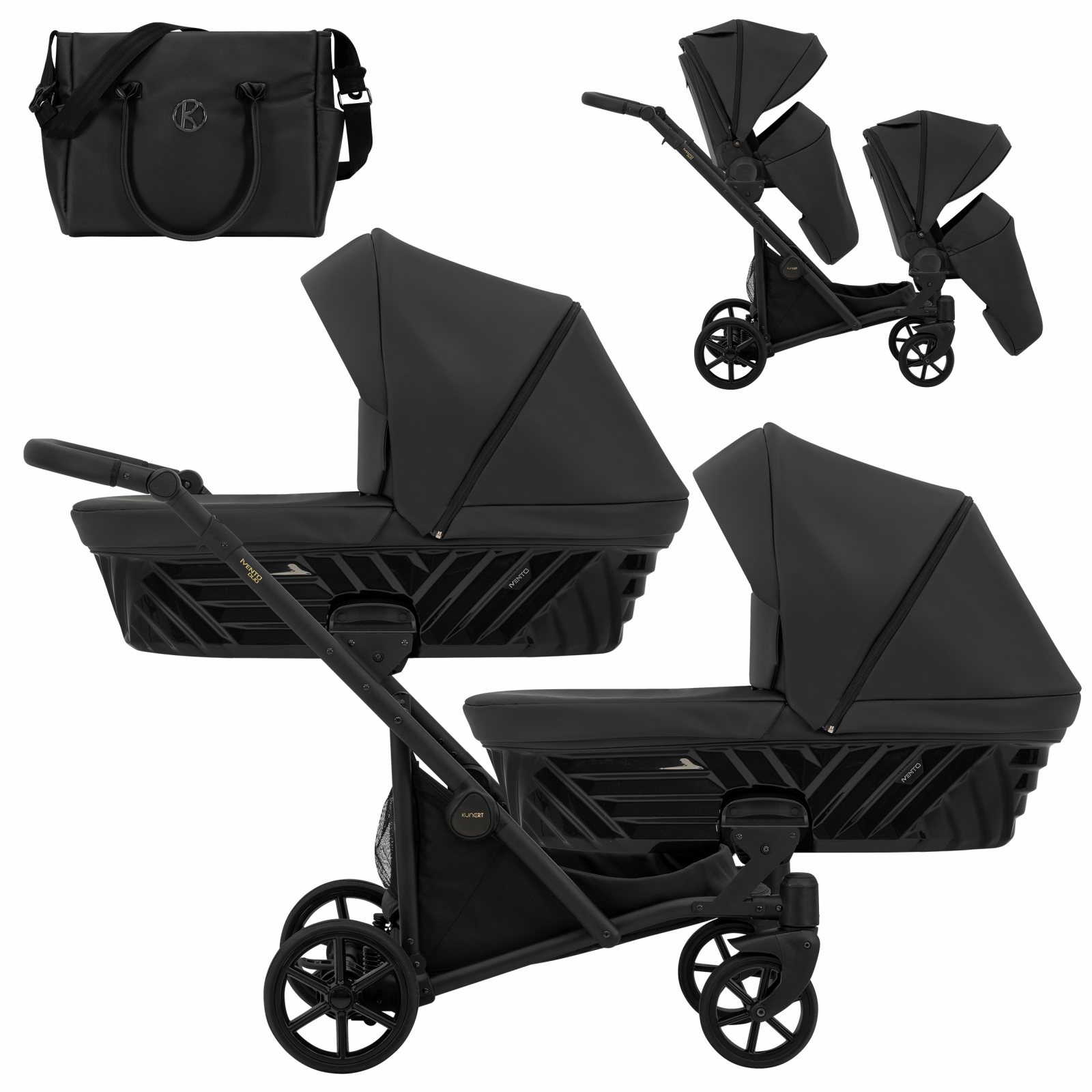 Carucior 2in1 pentru gemeni Ivento Duo Kunert 7