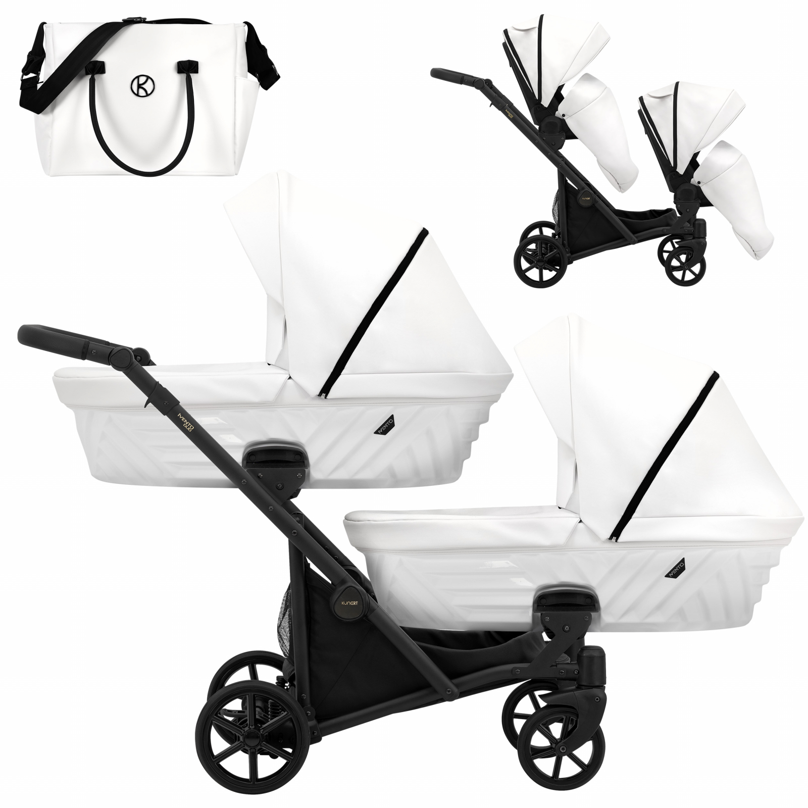 Carucior 2in1 pentru gemeni Ivento Duo Kunert 8