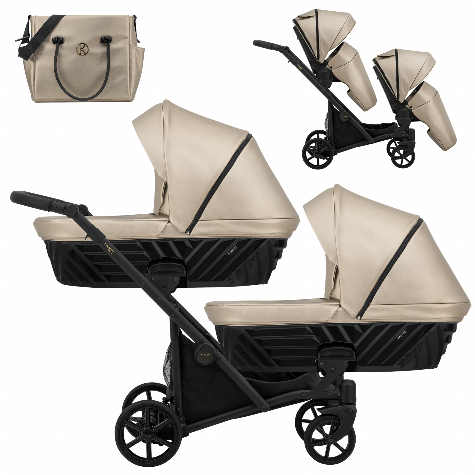 Carucior 2in1 pentru gemeni Ivento Duo Kunert 15