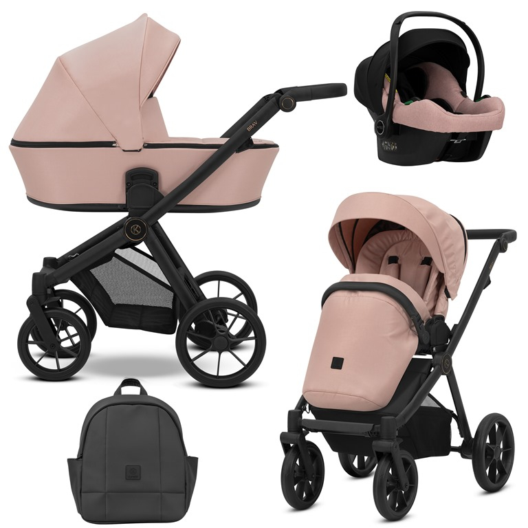 Carucior 3 in 1 Brav Kunert Cadru negru, 4
