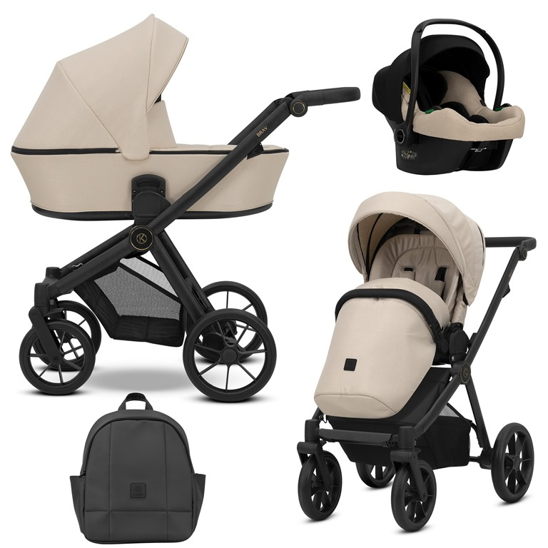 Carucior 3 in 1 Brav Kunert Cadru negru, 6
