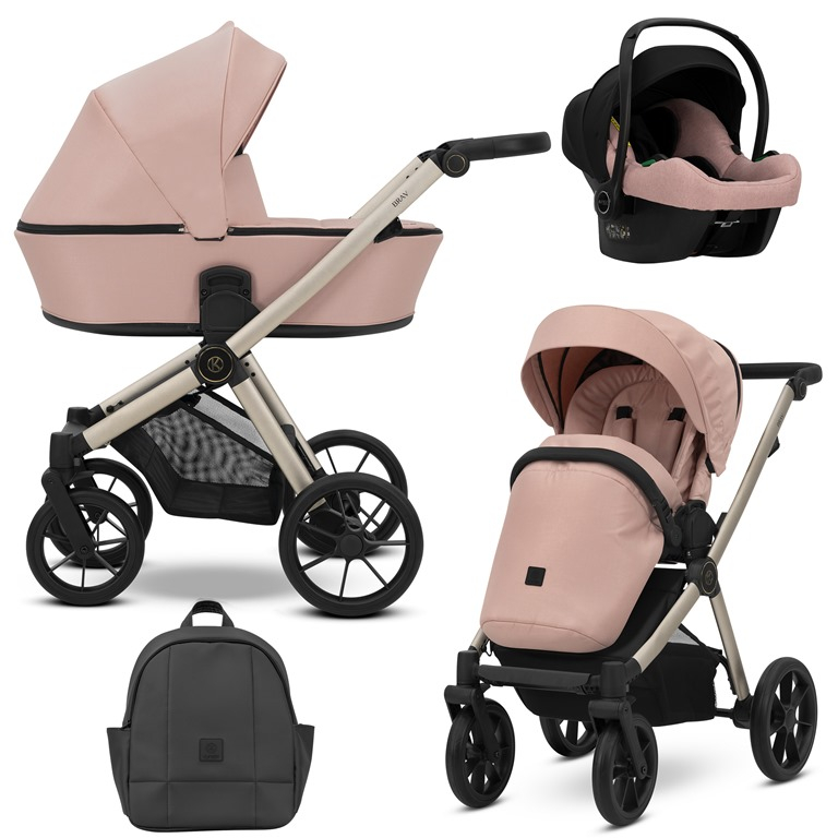 Carucior 3 in 1 Brav Kunert Cadru champagne, 4