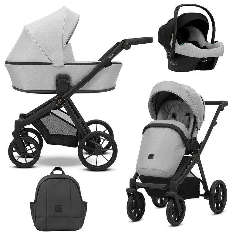 Carucior 3 in 1 Brav Kunert Cadru negru, 3