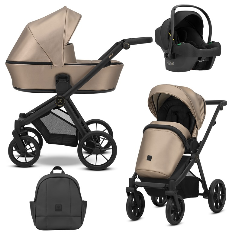 Carucior 3 in 1 Brav Kunert Cadru negru, 13