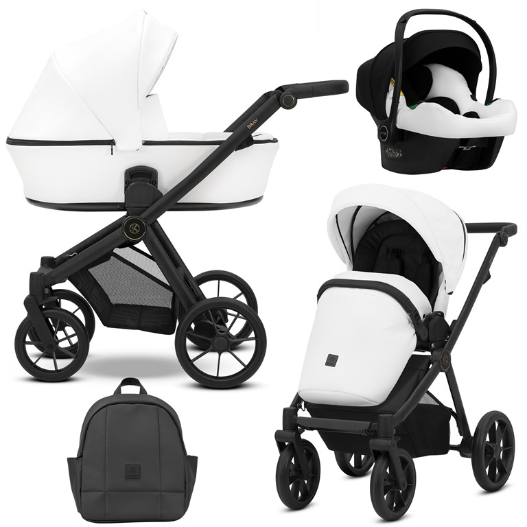 Carucior 3 in 1 Brav Kunert Cadru negru, 12