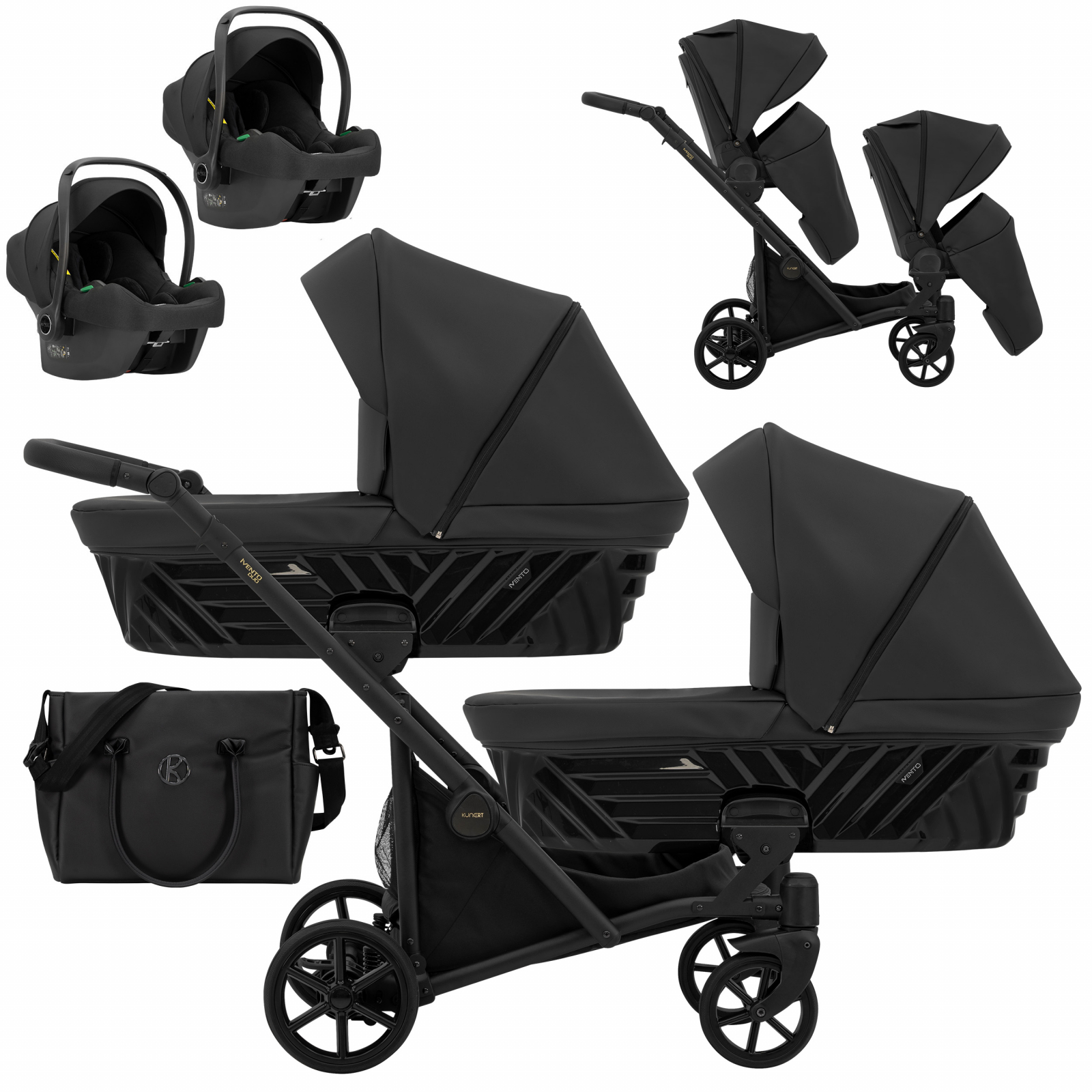 Carucior 3in1 pentru gemeni Ivento Duo Kunert 7