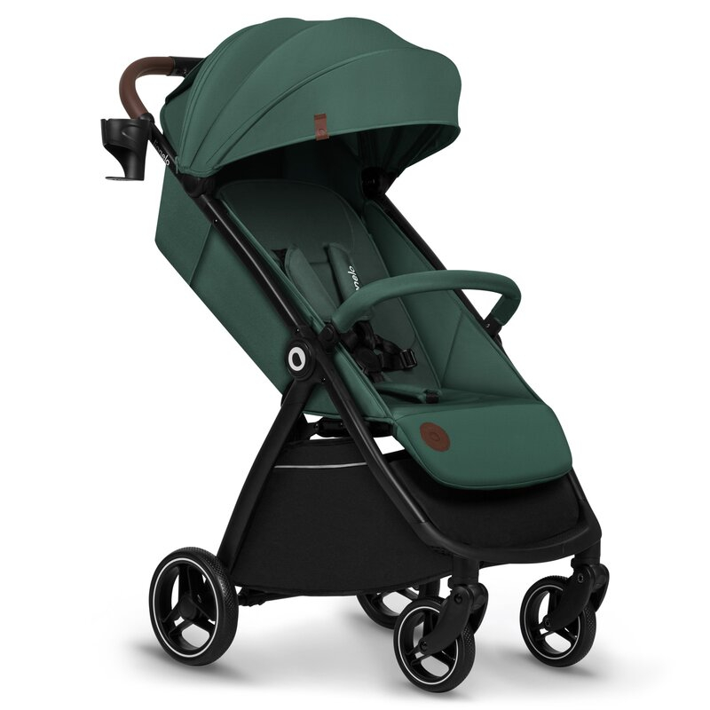 Carucior sport, Lionelo, Ingrid, Capotina impermeabila cu filtru UPF50+, Pana la 22 Kg, Sistem pentru pliere automata, 6 luni+, Verde Verde
