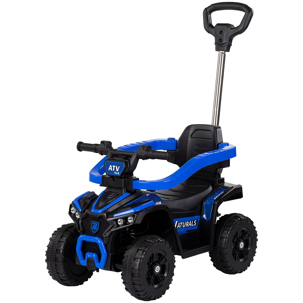 Masinuta de impins Chipolino ATV cu maner yellow Albastru