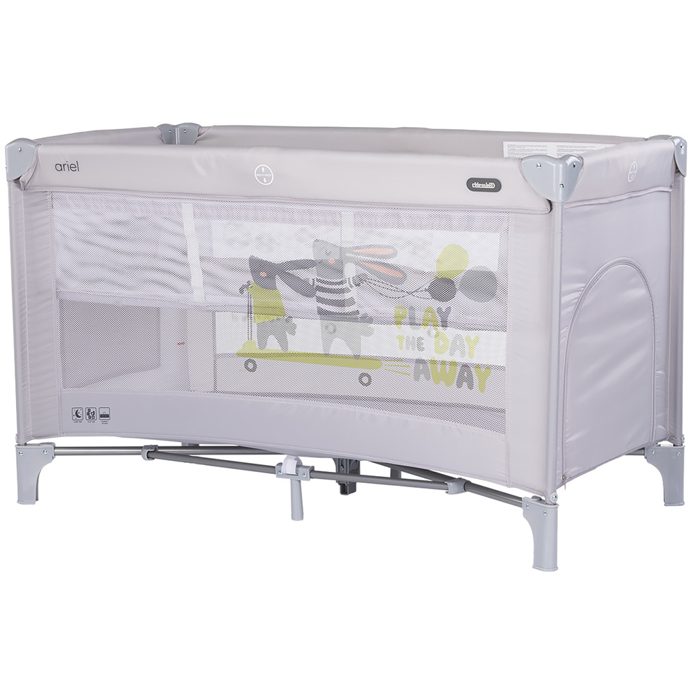 Patut pliabil Chipolino Ariel platinum Gri