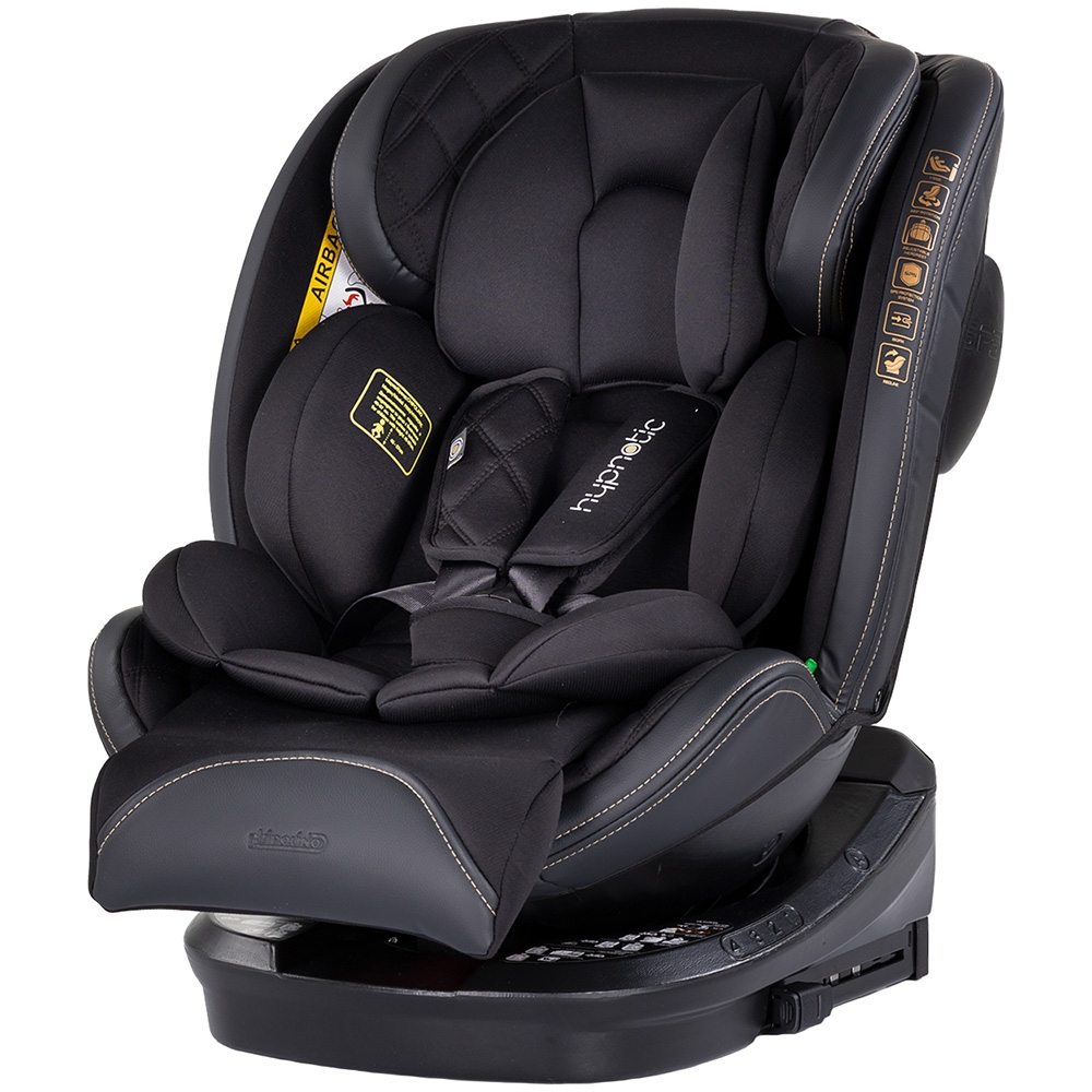 Scaun auto Chipolino Hypnotic I-Size 40-150 cm cu sistem Isofix si sezut rotativ Black