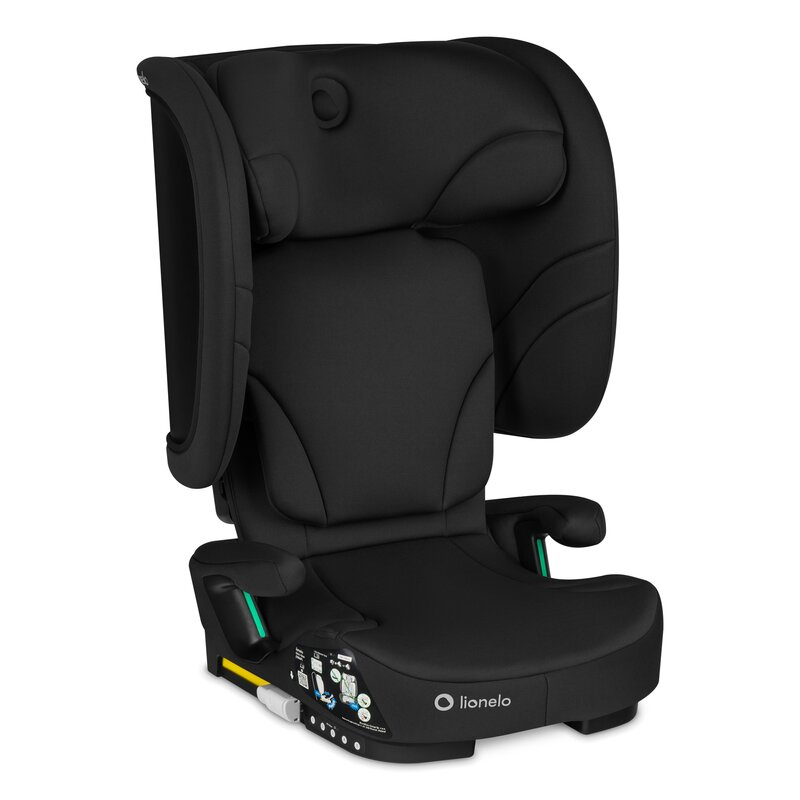 Scaun auto pliabil, Lionelo, Orin, i-Size, 100-150 cm, Tetiera reglabila in 14 pozitii, Spatar in 4 pozitii, Isofix+Top Tether, Sezut ergonomic, Husa