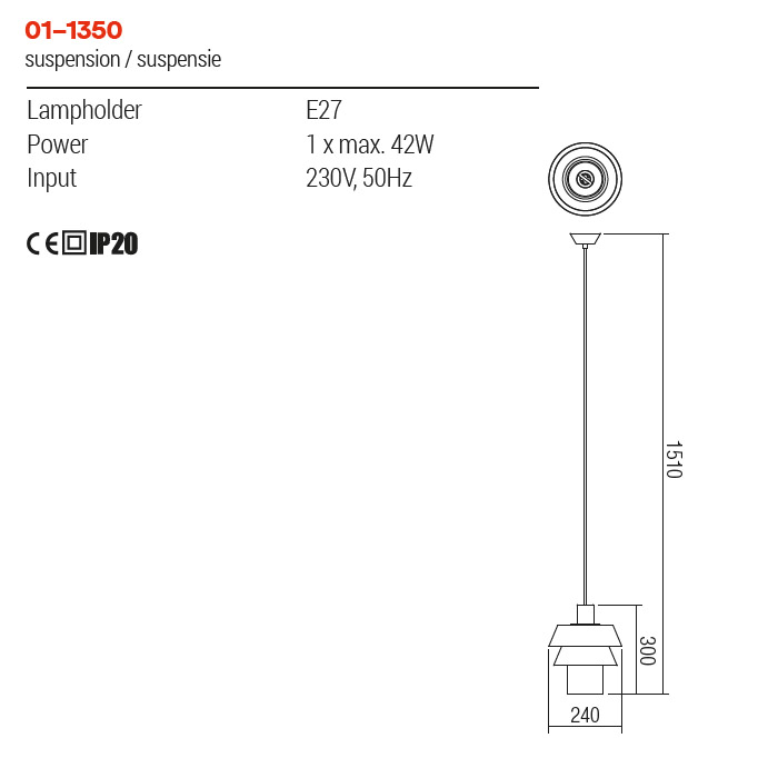 Pendul Redo Taipi 01-1350 [3]
